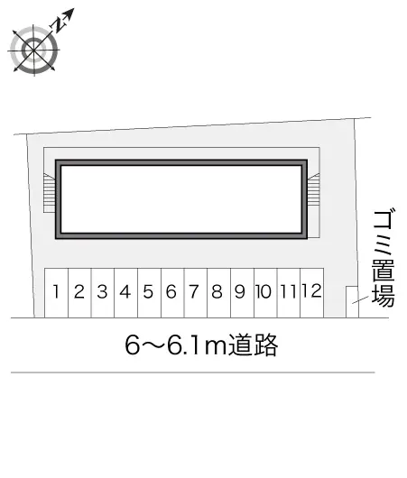 ★手数料０円★日野市東豊田　月極駐車場（LP）